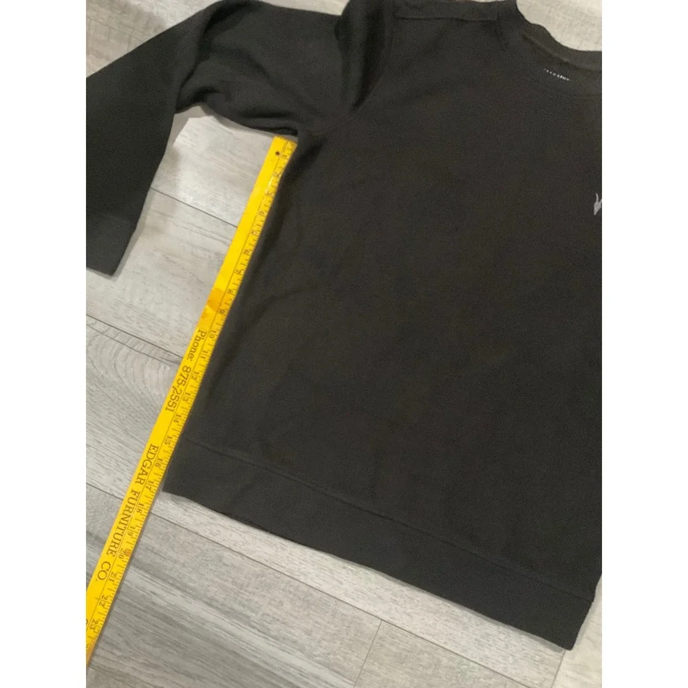 AllSaints Raven Sweatshirt Mens Black Ramskull Logo Crewneck Pullover medium‎